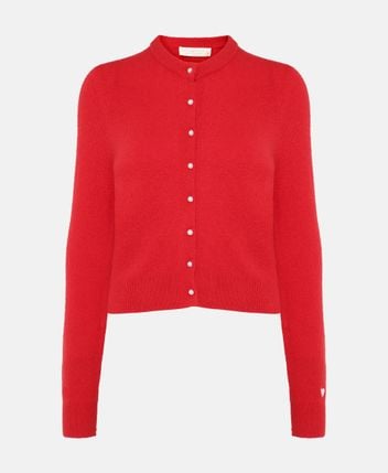 Wool-blend cardigan