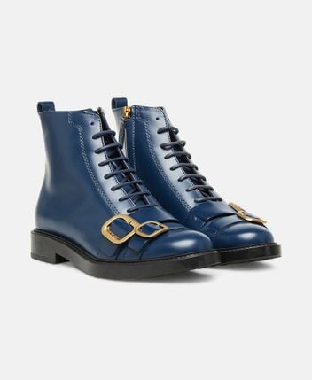 Lace-up ankle boot
