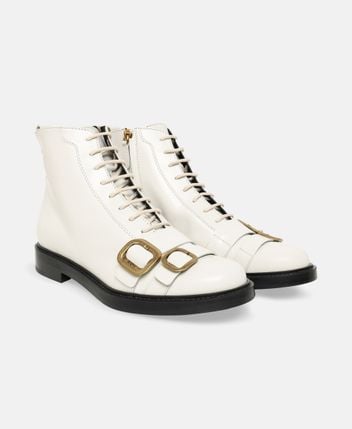 Lace-up ankle boot