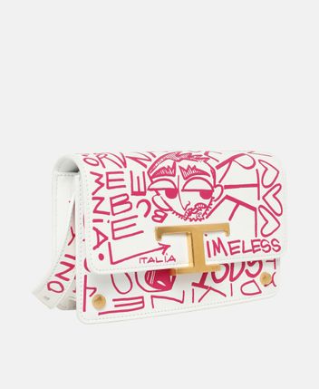 Leather shoulder bag
