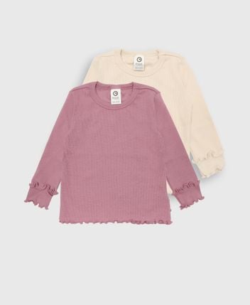 Long-sleeved top, pack of 2 Cozy Me