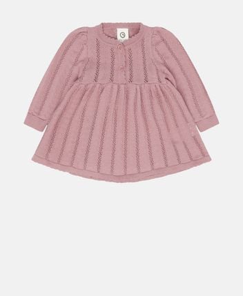 Knitted dress Pointelle