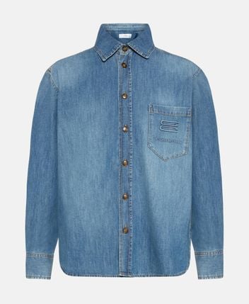Denim blouse