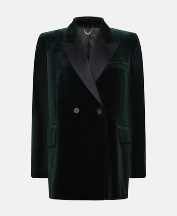 Wool-blend blazer