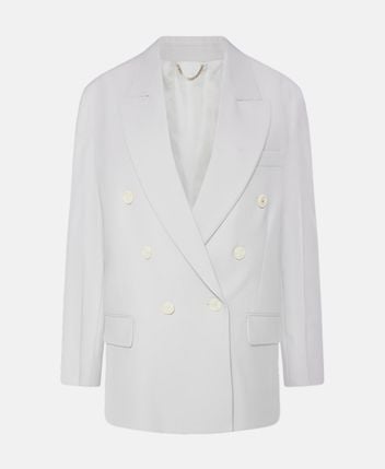 Wool-blend blazer