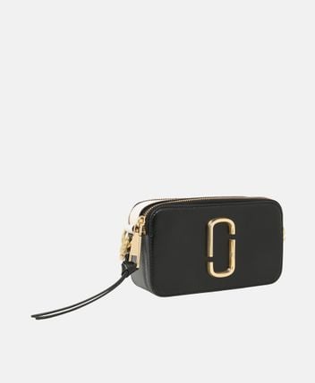 Leather cross body bag The Snapshot