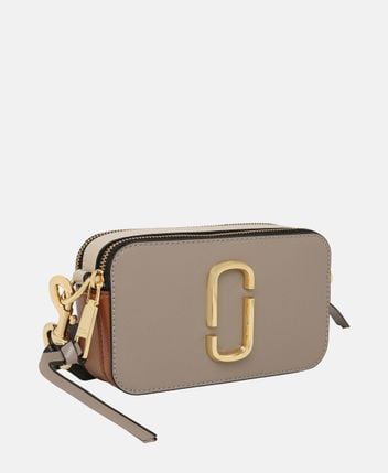 Leather cross body bag The Snapshot