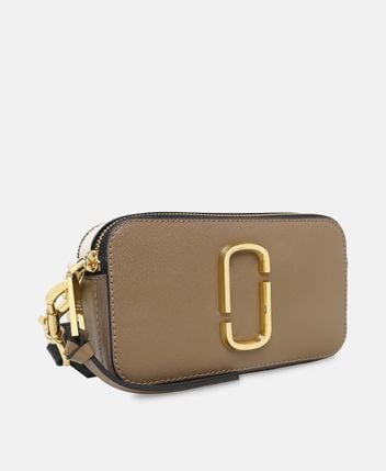 Leather cross body bag The Snapshot