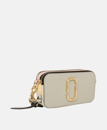 Leather cross body bag The Snapshot