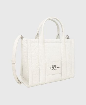 Leather tote bag