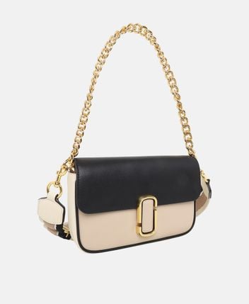 Leather shoulder bag