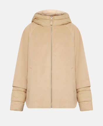 Wool-blend fleece jacket