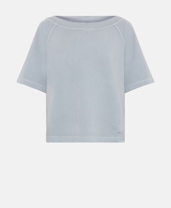 Short-sleeved sweatshirt