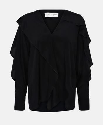 Silk shirt blouse