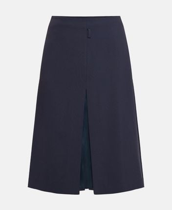 Wool-blend skirt