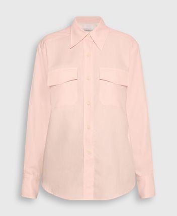 Wool-blend blouse