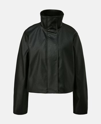 Leather-look jacket