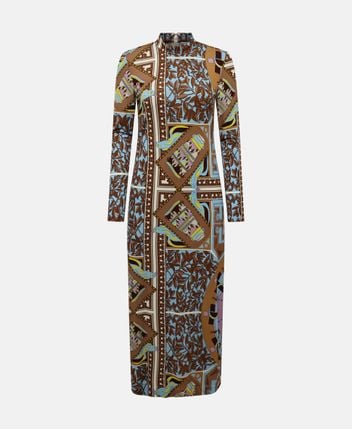 Midi dress Geomatric Garden