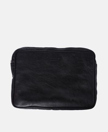 Leather laptop bag