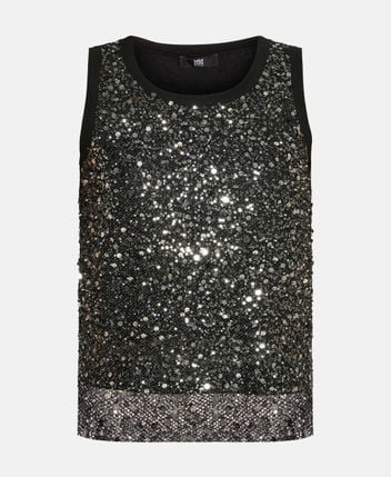 Sequinned top