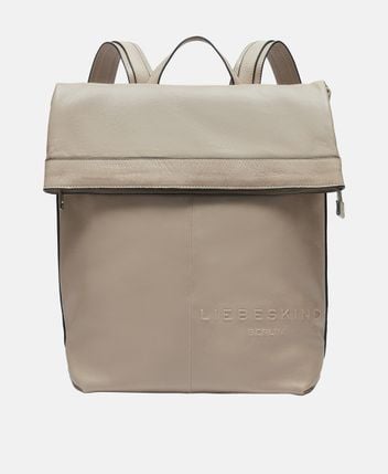 Leather backpack Elvira