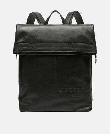 Leather backpack Elvira