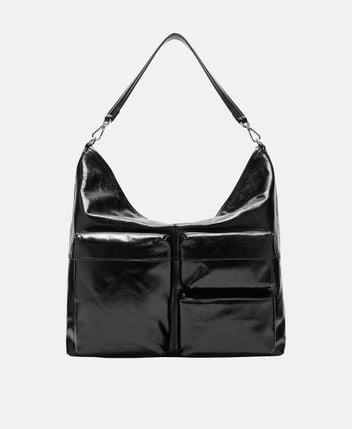 Leather shoulder bag