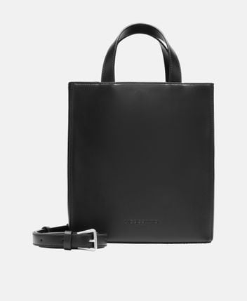 Leather tote bag Paper