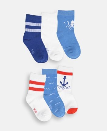 Socks, pack of 6