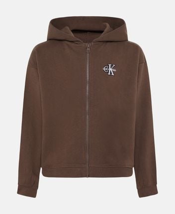 Hooded sweat jacket