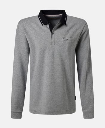 Long-sleeved polo shirt