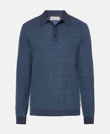 Long-sleeved polo shirt
