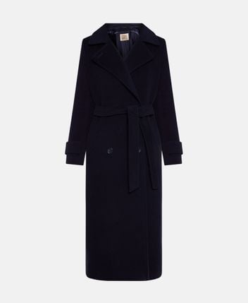 Wool-blend coat