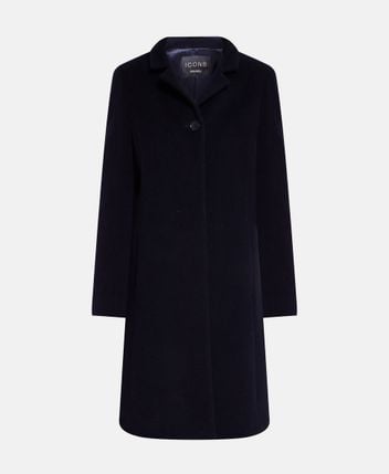 Wool-blend coat