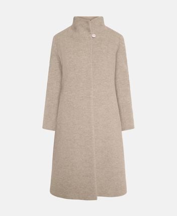 Wool-blend coat