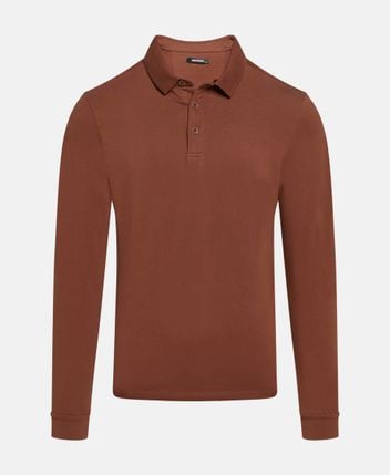 Long-sleeved polo shirt