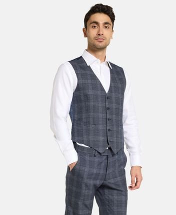 Wool-blend three-piece suit
