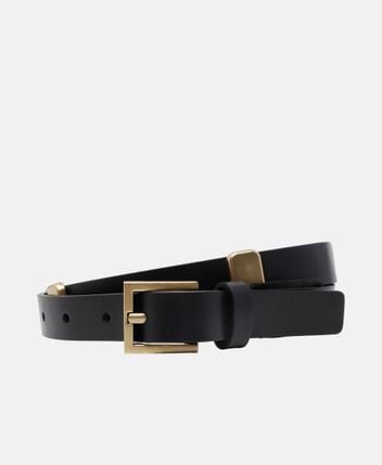 Leather belt