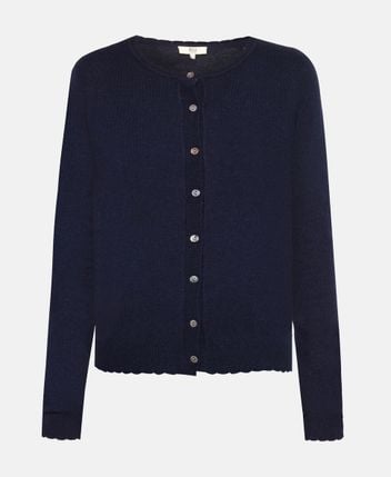 Wool-blend cardigan