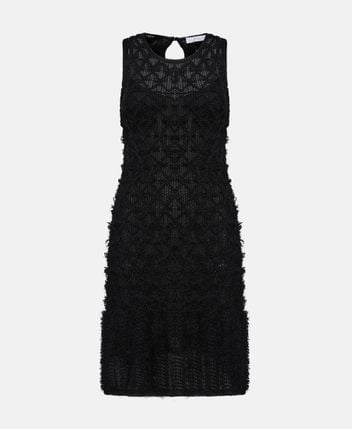 Silk-blend dress