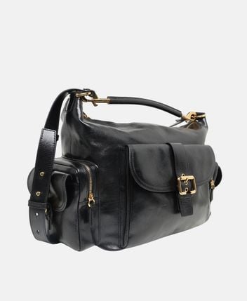 Leather handbag Camera