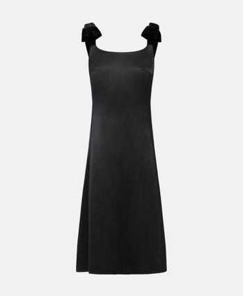 Wool-silk blend dress
