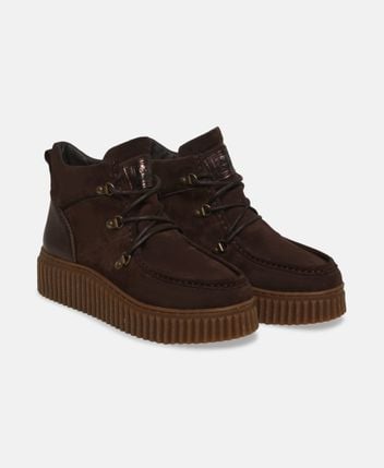 Lace-up ankle boot