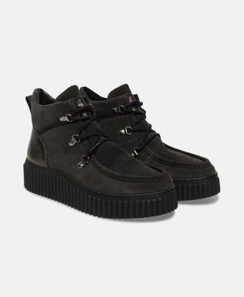 Lace-up ankle boot