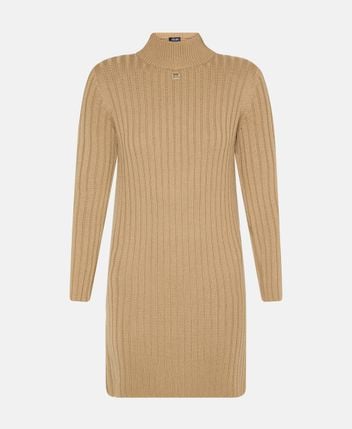 Wool-blend dress