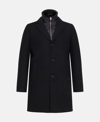 Wool-blend coat