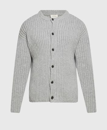 Wool-blend cardigan