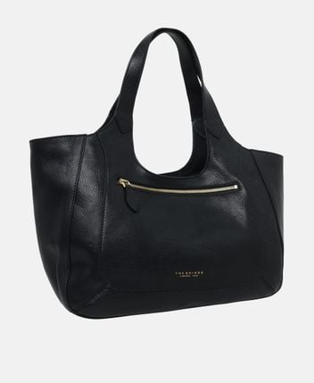 Leather shopper