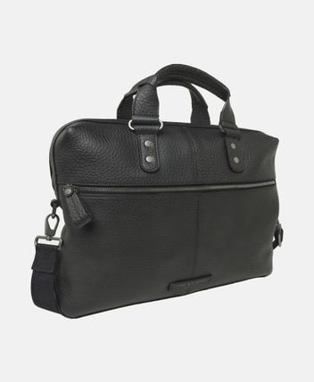 Leather business bag Manfredi