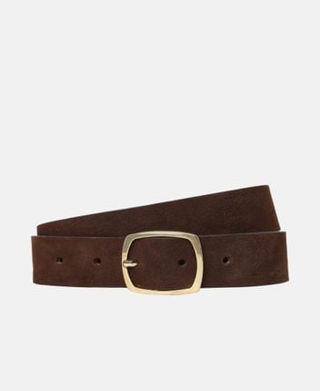 Leather belt